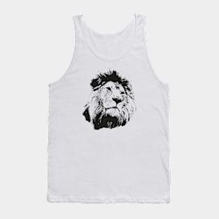 Lion portrait Tank Top